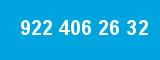 922 406 26 32 922 406 26 32